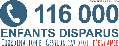 Logo 116000 enfants disparus