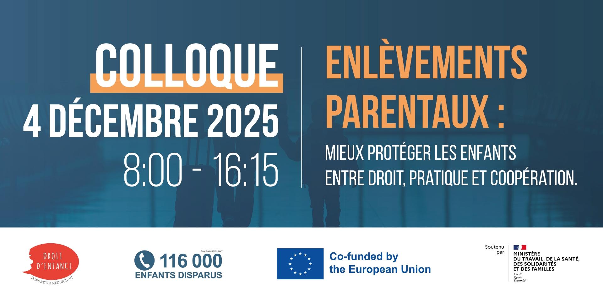 Colloque 2023 du 116 000 Enfants Disparus