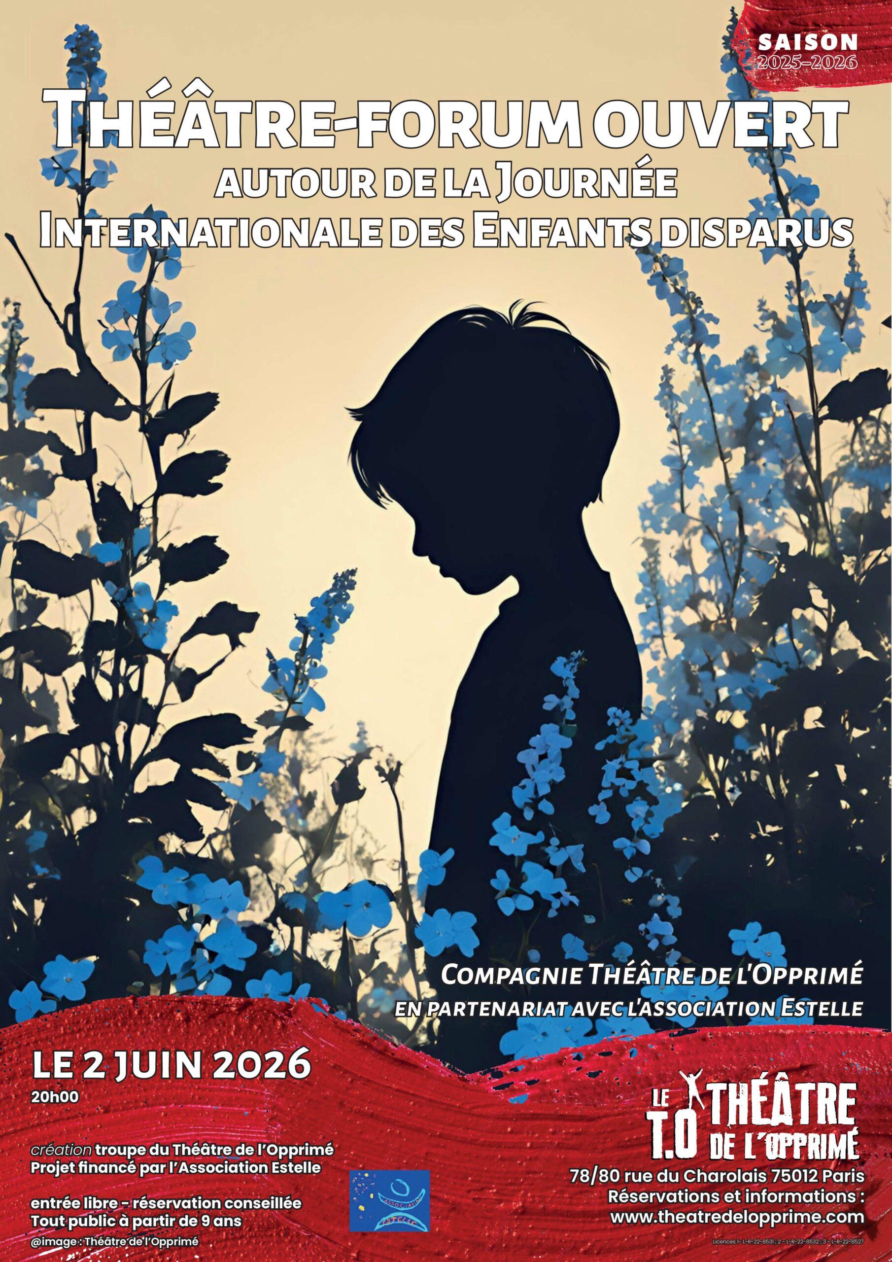 2 juin 2026 : Un théâtre-forum pour prévenir les disparitions d’enfants organisé par l’association Estelle