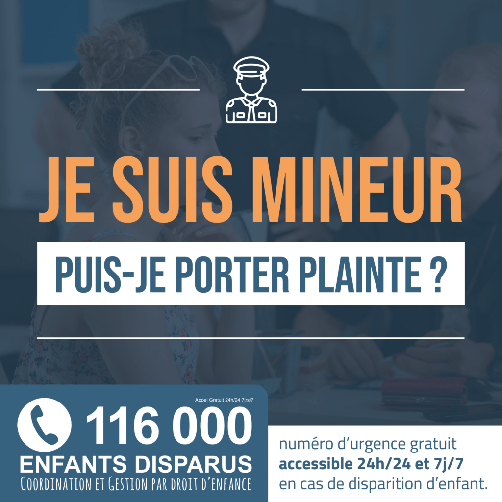 Je suis mineur, puis-je porter plainte ?